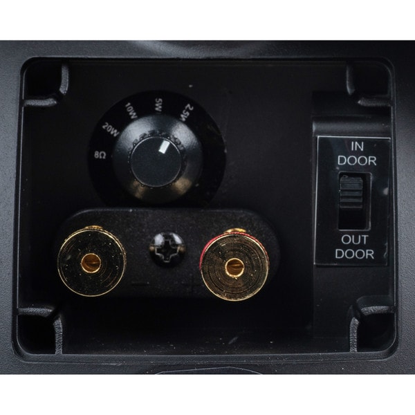 Main product image for Pyle PDWR445TB 3.5" On Wall / Patio Commercial Speaker Black 8 Ohm / 70V248-490